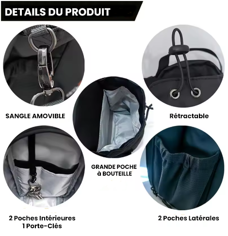 Sac de Sport Magnétique - Emportez Tout avec Style !
